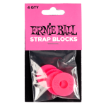 Ernie Ball 5623 Gumi Heveder Rögzítő Strap Lock 4 Darab (pink)