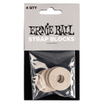 Ernie Ball 5625 Gumi Heveder Rögzítő Strap Lock 4 Darab (szürke)