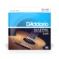 D'addario EJ40 Silk & Steel Akusztikus Gitárhúr