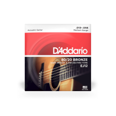 D'addario EJ12 EJ13 Bronz Akusztikus Húrkészlet D'addario EJ12 EJ13 Bronz Akusztikus Húrkészlet