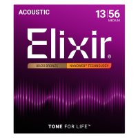 Elixir 80/20 Bronz Akusztikus Gitárhúr 13-56 (Nanoweb bevonat) Elixir 80/20 Bronz Akusztikus Gitárhúr 13-56 (Nanoweb bevonat)