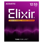 Elixir Foszfor Bronz Akusztikus Gitárhúr 12-53 (Nanoweb bevonat)