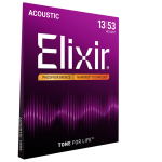 Elixir Foszfor Bronz Akusztikus Gitárhúr 13-53 (Nanoweb bevonat)