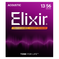 Elixir Foszfor Bronz Akusztikus Gitárhúr 13-56 (Nanoweb bevonat) Elixir Foszfor Bronz Akusztikus Gitárhúr 13-56 (Nanoweb bevonat)