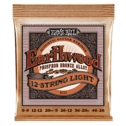 Ernie Ball 2153 12-húros Foszfor Bronz Akusztikus Gitárhúr