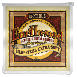 Ernie Ball Earthwood Bronz Silk & Steel Akusztikus Gitárhúr