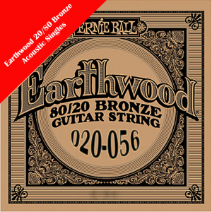 Ernie Ball Single Bronz Akusztikus Gitárhúr