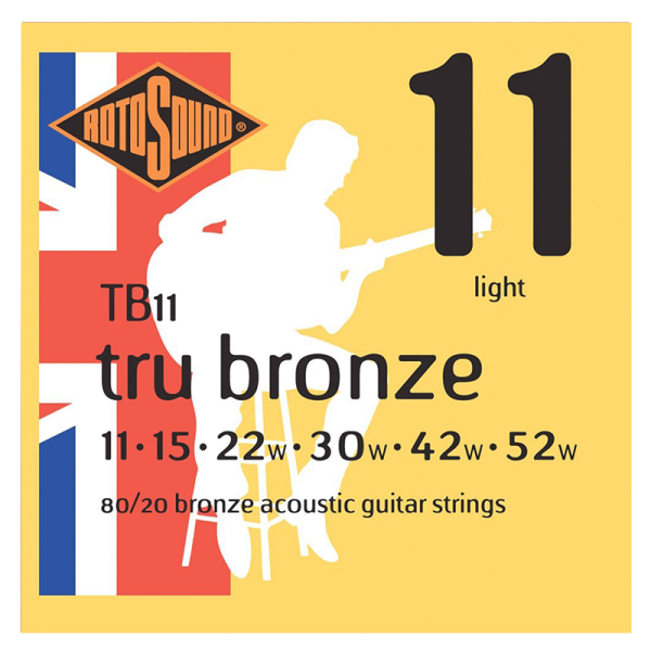 Rotosound TB Tru Bronze 80/20 Bronz Akusztikus Gitárhúr