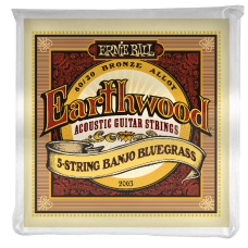 Ernie Ball Earthwood Bronz 5-húros Banjo Húr (loop end)