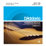 D'addario EPBB 170 5-húros Akusztikus Basszusgitárhúr (34" Long Scale)