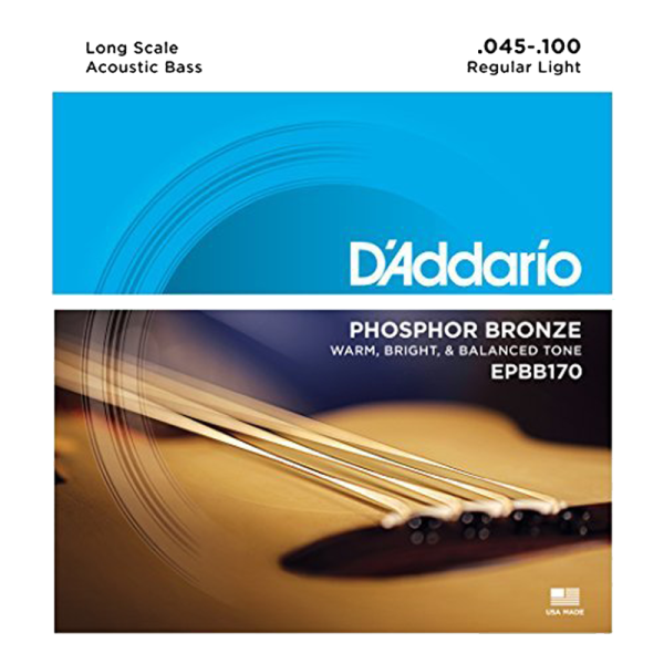 D'addario EPBB 170 4-húros Akusztikus Basszusgitárhúr (34" Long Scale)