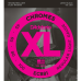 D'addario ECB 4-húros XL Chromes Flat Wound Basszusgitárhúr (34" Long Scale)