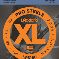 D'addario EPS 4-húros Pro Steels Basszusgitárhúr (34" Long Scale)