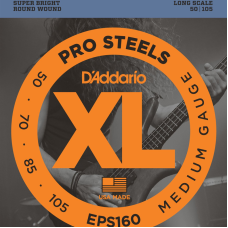 D'addario EPS 4-húros Pro Steels Basszusgitárhúr (34" Long Scale) D'addario EPS 4-húros Pro Steels Basszusgitárhúr (34" Long Scale)