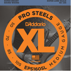 D'addario EPS 4-húros Pro Steels Basszusgitárhúr (36" Super Long Scale) D'addario EPS 4-húros Pro Steels Basszusgitárhúr (36" Super Long Scale)