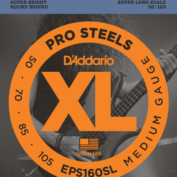 D'addario EPS 4-húros Pro Steels Basszusgitárhúr (36" Super Long Scale)