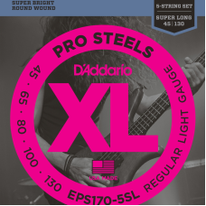 D'addario EPS 5-húros Pro Steels Basszusgitárhúr (36" Super Long Scale) D'addario EPS 5-húros Pro Steels Basszusgitárhúr (36" Super Long Scale)