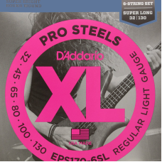 D'addario EPS170-6SL 6-húros Pro Steels Basszusgitárhúr (36" Super Long Scale) D'addario EPS170-6SL 6-húros Pro Steels Basszusgitárhúr (36" Super Long Scale)