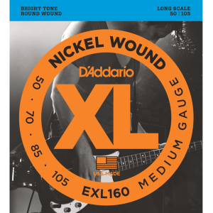 D'addario EXL 4-Húros XL Nikkel Basszusgitárhúr (34" Long Scale)
