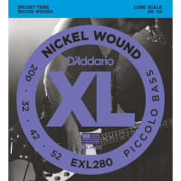 D'addario EXL 4-húros XL Nikkel Piccolo Basszusgitárhúr D'addario EXL 4-húros XL Nikkel Piccolo Basszusgitárhúr