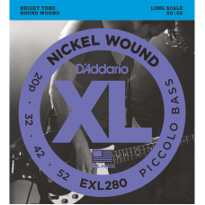 D'addario EXL 4-húros XL Nikkel Piccolo Basszusgitárhúr