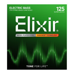 Elixir Single Nikkel Basszusgitárhúr 125 (Nanoweb bevonat)