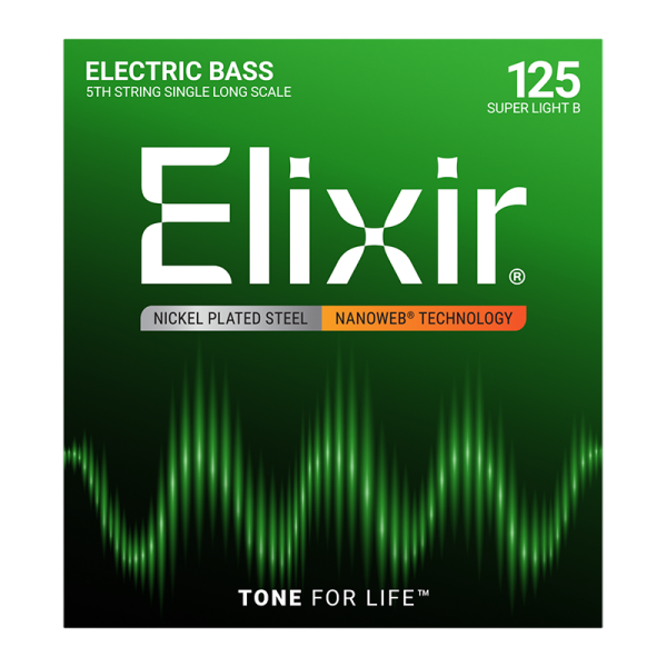 Elixir Single Nikkel Basszusgitárhúr 125 (Nanoweb bevonat)