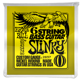 Ernie Ball 2837 Basszusgitárhúr 6-húros (nikkel, short scale)