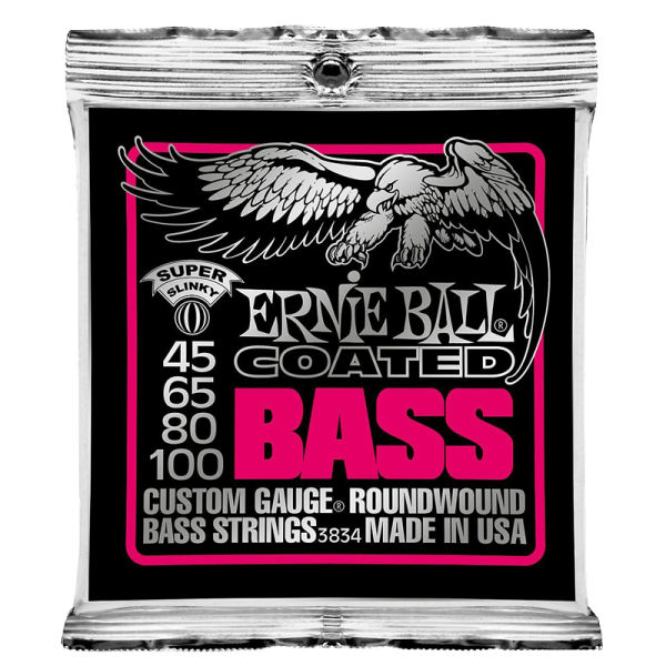 Ernie Ball Basszusgitárhúr 4-Húros (bevonatos)