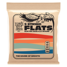 Ernie Ball Flats 2810 Basszusgitárhúr 5-Húros (köszörült)