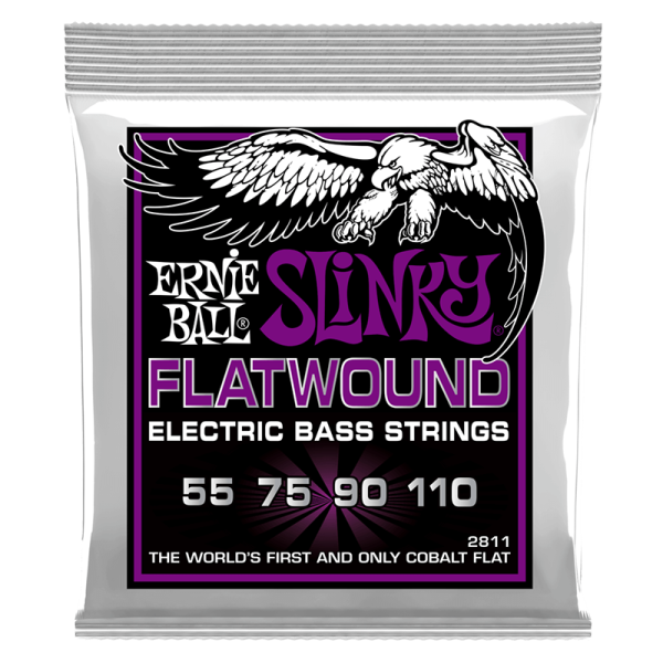Ernie Ball Slinky 4 húros Flatwound Basszusgitárhúr