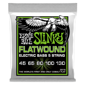 Ernie Ball Slinky Flatwound Basszusgitárhúr (5-húros)