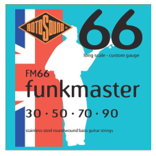 Rotosound FM66 Funk Master 4-húros Acél Basszusgitárhúr
