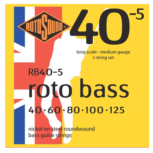 Rotosound RB Roto Bass 5-húros Nickel Basszusgitárhúr
