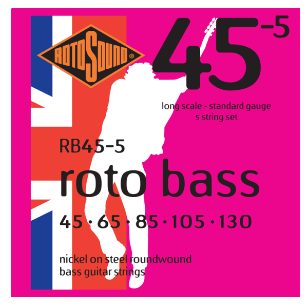 Rotosound RB Roto Bass 5-húros Nickel Basszusgitárhúr