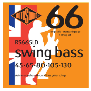 Rotosound RS665 Swing Bass 5-húros Acél Basszusgitárhúr Rotosound RS665 Swing Bass 5-húros Acél Basszusgitárhúr