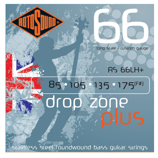 Rotosound RS66LH Plus Drop Zone Plus 4-húros Basszusgitárhúr
