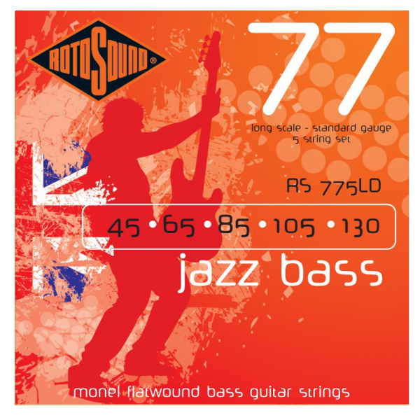 Rotosound RS775 Jazz Bass 5-húros Köszörült Basszusgitárhúr