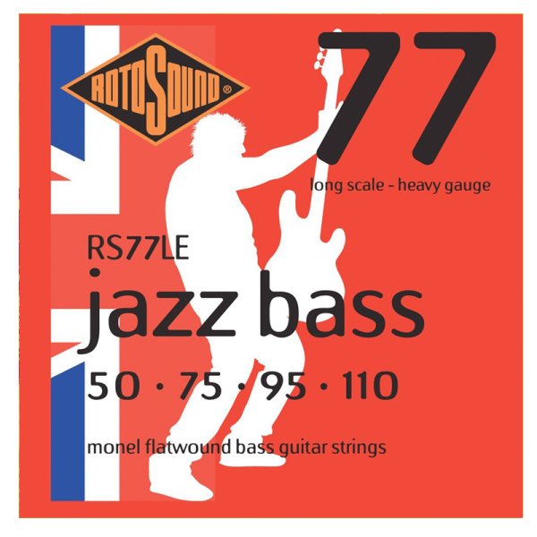 Rotosound RS77LD Jazz Bass 4-húros Köszörült Basszusgitárhúr (Long Scale)