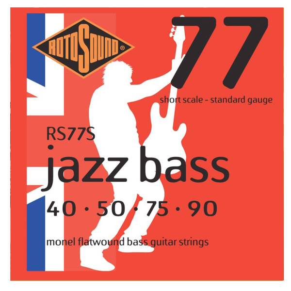 Rotosound RS77S Jazz Bass 4-húros Köszörült Basszusgitárhúr (Short Scale)