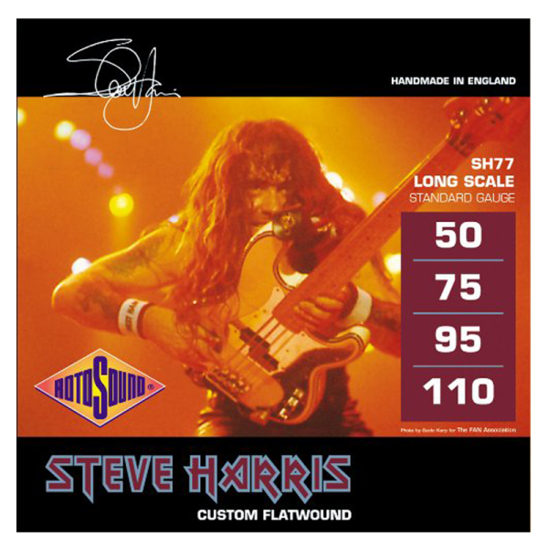 Rotosound SH77 Steve Harris 4-húros Köszörült Basszusgitárhúr