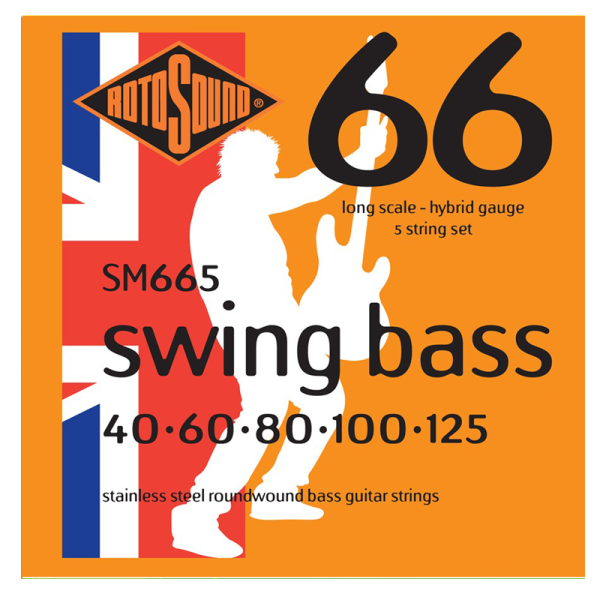 Rotosound RS665 Swing Bass 5-húros Acél Basszusgitárhúr