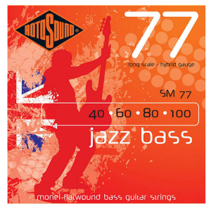 Rotosound RS77LD Jazz Bass 4-húros Köszörült Basszusgitárhúr (Long Scale)