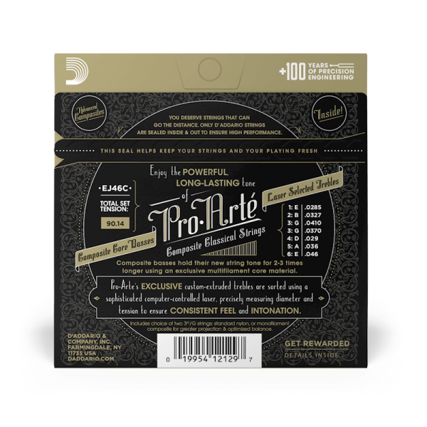 D'addario EJ46C Pro Arte Hard Tension Klasszikus Gitárhúr