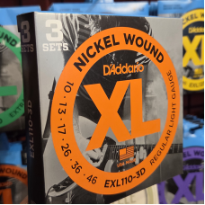 D'addario EXL 110 3D Nikkel Elektromos Gitárhúr