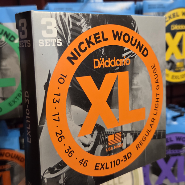 D'addario EXL 110 3D Nikkel Elektromos Gitárhúr