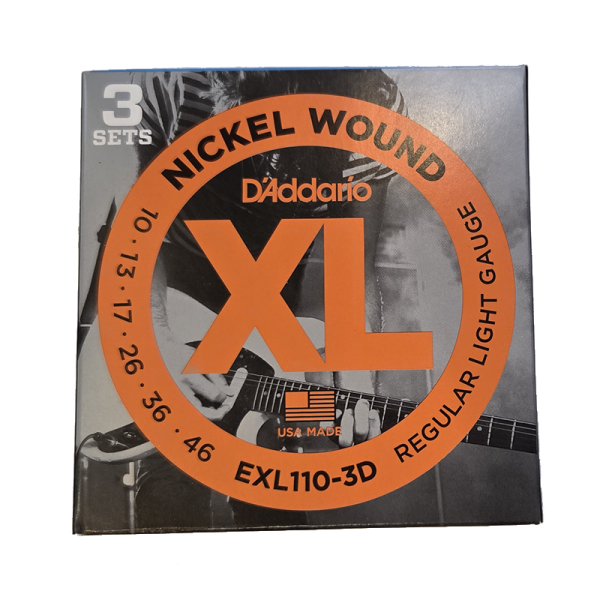 D'addario EXL 110 3D Nikkel Elektromos Gitárhúr