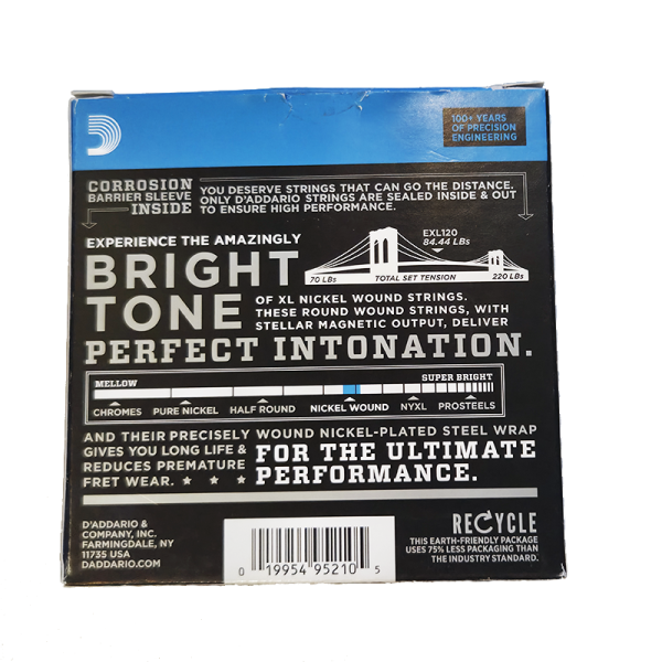 D'addario EXL 110 3D Nikkel Elektromos Gitárhúr