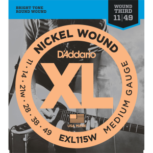 D'addario EXL Nikkel Elektromos Gitárhúr (tekercselt G húr)