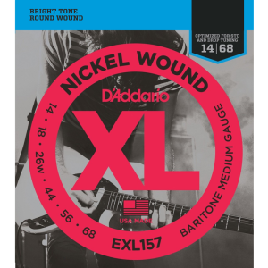 D'addario EXL Baritone Light Nikkel Elektromos Gitárhúr D'addario EXL Baritone Light Nikkel Elektromos Gitárhúr